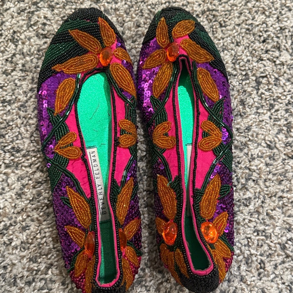 Beverly Feldman vintage flats 8.5 - Picture 3 of 9